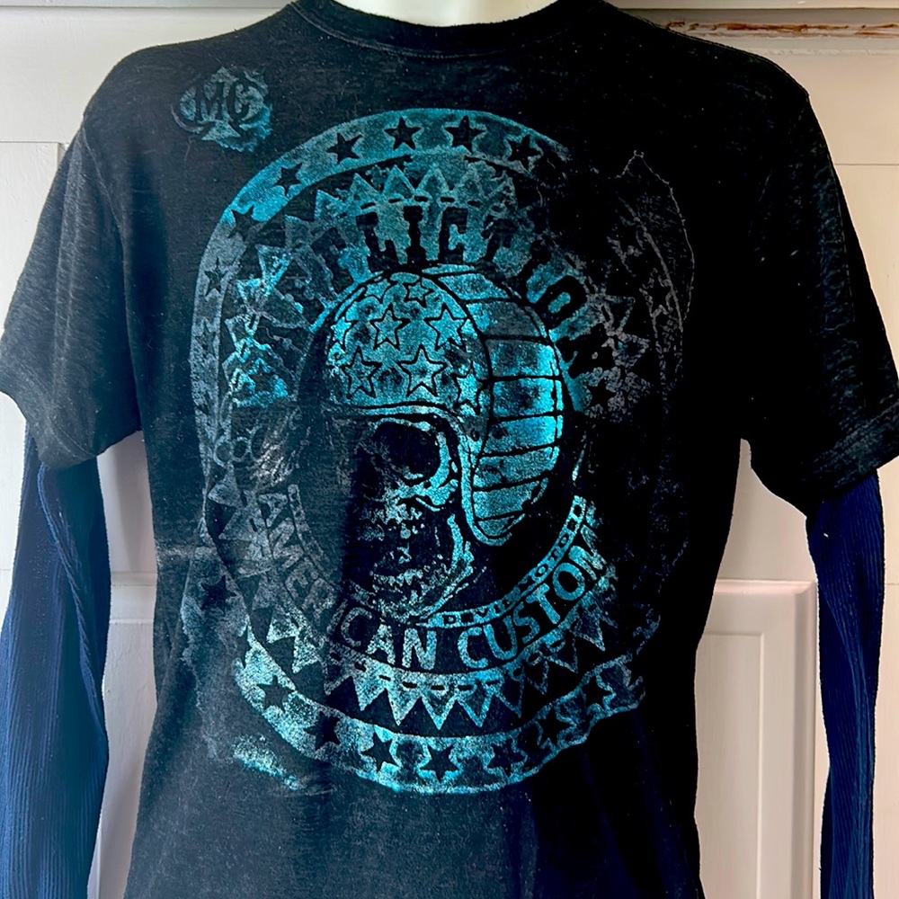 Medium Affliction Customs MC long sleeve shirt thermal